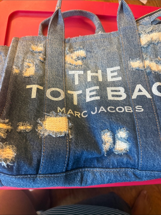 Marc Jacobs Handbags - Marc Jacobs Distressed Denim Tote Bag medium size used